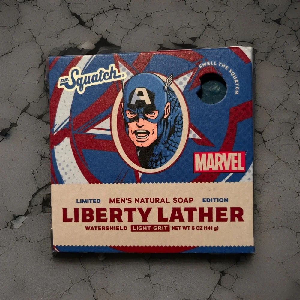 Two (2). Squatch Liberty Low Grit Soap !!! Smells Nice